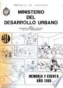 Memoria y cuenta - Ministerio del Desarrollo Urbano