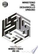 Memoria y cuenta - Ministerio del Desarrollo Urbano