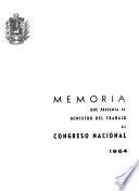 Memoria y cuenta - Ministerio del Trabajo