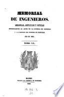 Memorial de Ingenieros. Memorias, Articulos Y Noticias Interesantes Al Arte De La Guerra En General (Con laminas)