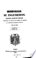 Memorial de Ingenieros. Memorias, Articulos Y Noticias Interesantes Al Arte De La Guerra En General (Con laminas)
