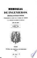 Memorial de Ingenieros. Memorias, Articulos Y Noticias Interesantes Al Arte De La Guerra En General (Con laminas)