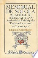 Memorial de Sololá
