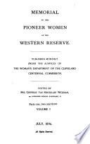 Memorial to the Pioneer Women of the Western Reserve