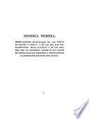 Memorias (astronomicas)