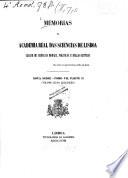 Memorias da Academia Real das Sciências de Lisboa