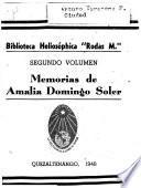 Memorias de Amalia Domingo Soler