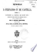 Memorias de D. Fernando IV de Castilla