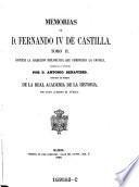 Memorias de D. Fernando IV de Castilla