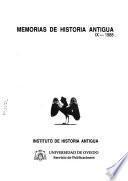 Memorias de historia antigua