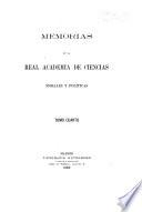 Memorias de la Real Academia de Ciencias Morales y Politicas