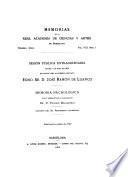 Memorias de la Real Academia de Ciencias y Artes de Barcelona