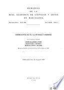 Memorias de la Real Academia de Ciencias y Artes de Barcelona