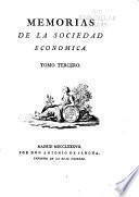 Memorias de la Real sociedad economica de Madrid