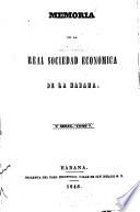 Memorias de la Real Sociedad Patriótica de la Habana