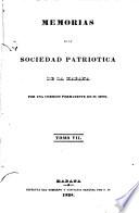 Memorias de la Real Sociedad Patriótica de la Habana