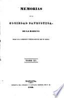 Memorias de la Real Sociedad Patriótica de la Habana