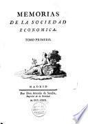 Memorias de la Sociedad Economica