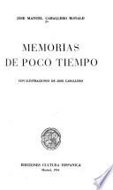 Memorias de poco tiempo