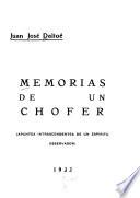 Memorias de un chofer