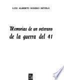 Memorias de un veterano de la Guerra del 41