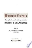 Memorias de Venezuela: De Alcántara a Castro, 1878-1908