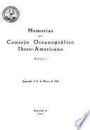 Memorias del Consejo Oceanográfico Ibero-Americano