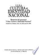 Memorias del encuentro Cuba, Cultura e Identidad Nacional