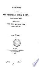 Memorias del general don Francisco Espoz y Mina escritas por el mismo, publ. J. M. de Vega, condesa de Espoz y Mina