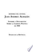 Memorias del general Juan Andréu Almazán