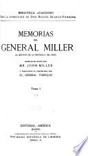 Memorias del general Miller