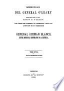 Memorias del general O'Leary: Documentos