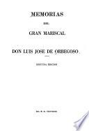 Memorias del gran mariscal don Luis José de Orbegoso