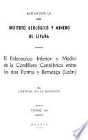 Memorias del Instituto Geológico y Minero de España