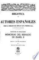 Memorias del reinado de Isabel II