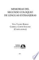 Memorias del Segundo Coloquio de Lenguas Extranjeras