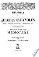 Memorias. Edicion y estudio preliminar de Carlos Secco Serrano
