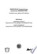 Memorias hegemónicas, memorias disidentes