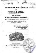 Memorias historicas de Berlanga