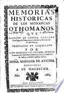 Memorias historicas de los monarcas othomanos