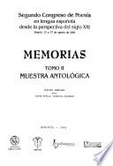 Memorias: Muestra andtoógica