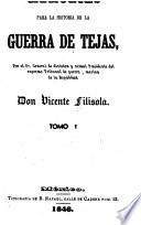 Memorias para la historia de la guerra de Tejas