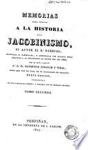Memorias para servir a la historia del jacobinismo