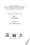 Memorias: Ponencias