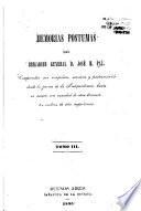 Memorias postumas del brigadier general d. Jose M. Paz