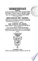 Memorias sobre el estado rural del Rio de la Plata en 1801