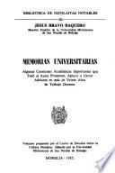 Memorias universitarias