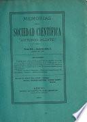 Memorias y revista de la Sociedad Científica Antonio Alzate