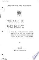 Mensaje de año nuevo