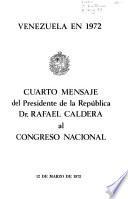Mensaje del ciudadano Presidente de la República ... al Congreso Nacional
